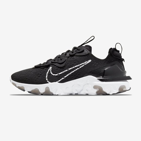 Nike React Vision D/MS/X Black White Men Lifestyle - Picture 7 of 11